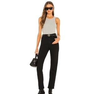 MOTHER The High Waisted Rider Skimp Jeans in Not Guilty